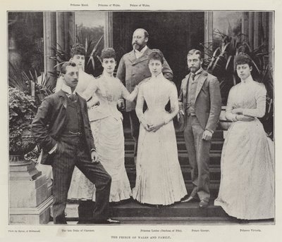 Il Principe di Galles e la famiglia da English Photographer