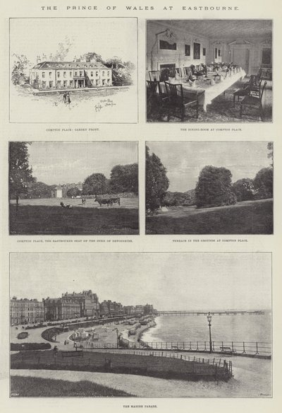 Il Principe di Galles a Eastbourne da English Photographer