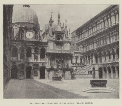 Il cortile principale del Palazzo Ducale, Venezia da English Photographer