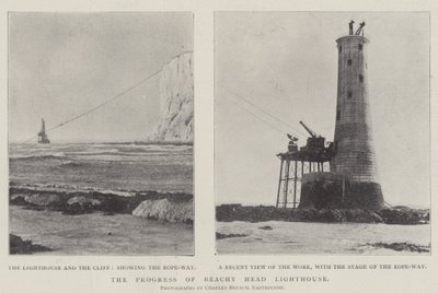 Il progresso del faro di Beachy Head da English Photographer