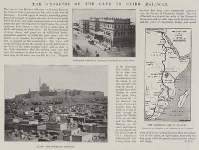 Il progresso della ferrovia da Città del Capo al Cairo da English Photographer