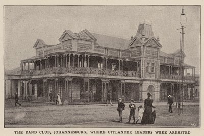 Il Rand Club, Johannesburg, dove i leader Uitlander furono arrestati da English Photographer