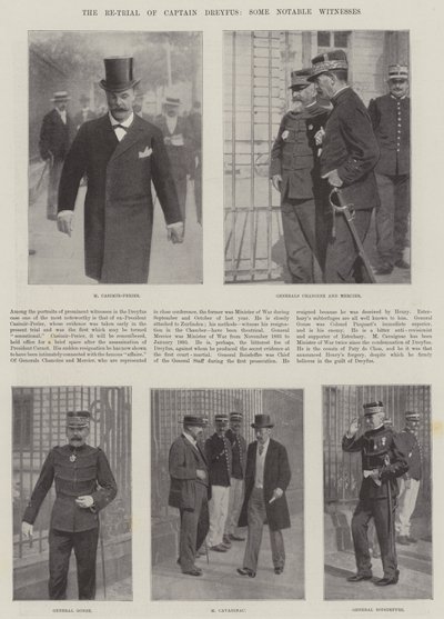 Il nuovo processo del Capitano Dreyfus, alcuni testimoni notevoli da English Photographer