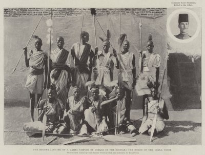 Il recente saccheggio di un convoglio di cammelli da parte dei Dinka nel Sudan, i capi della tribù Dinka da English Photographer