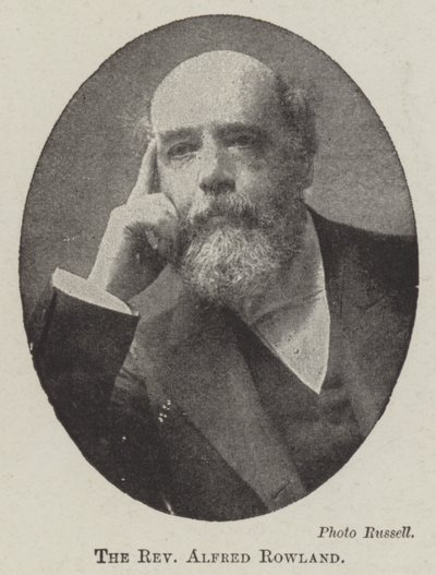 Il Reverendo Alfred Rowland da English Photographer