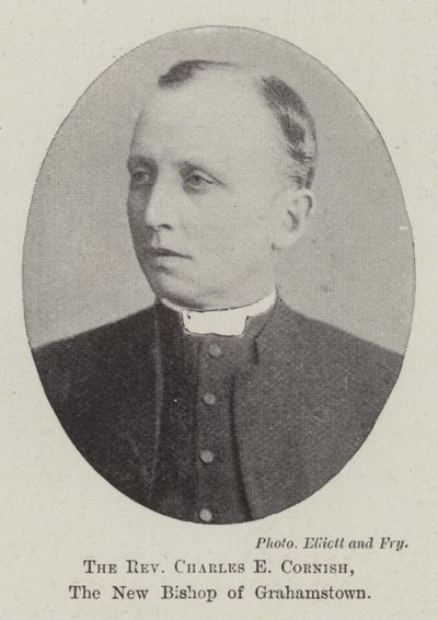 Il reverendo Charles E Cornish, il nuovo vescovo di Grahamstown da English Photographer