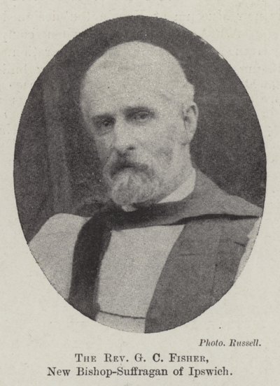 Il Reverendo G C Fisher, nuovo Vescovo Suffraganeo di Ipswich da English Photographer