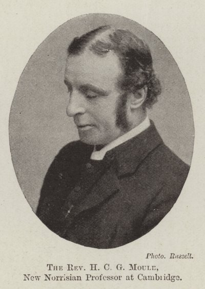Il reverendo H C G Moule, nuovo professore Norrisiano a Cambridge da English Photographer