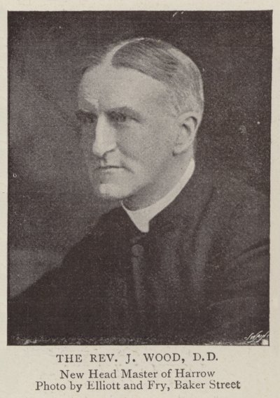 Il reverendo J Wood, DD da English Photographer