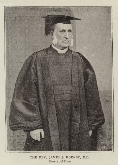 Il Reverendo James J Hornby, DD da English Photographer