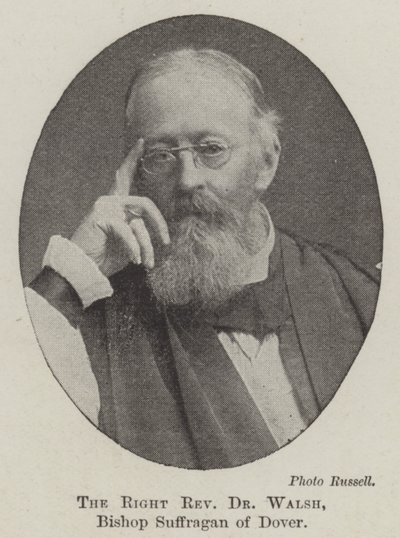 Il Reverendo Dr Walsh, Vescovo Suffraganeo di Dover da English Photographer