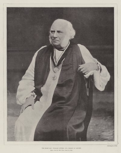 Il reverendo William Stubbs, DD, vescovo di Oxford da English Photographer