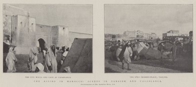 La rivolta in Marocco, scene a Tangeri e Casablanca da English Photographer
