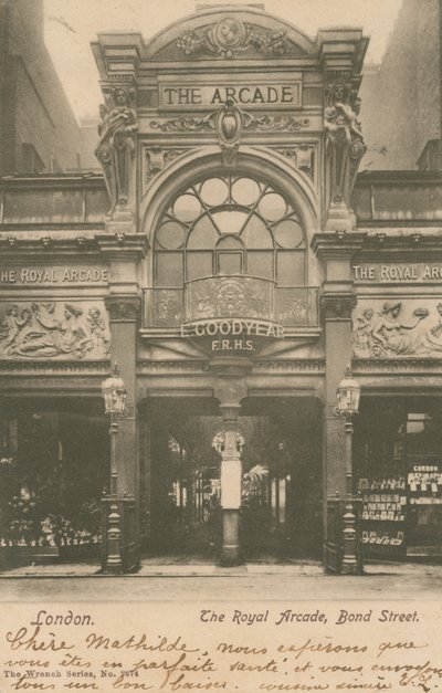 The Royal Arcade, Bond Street da English Photographer