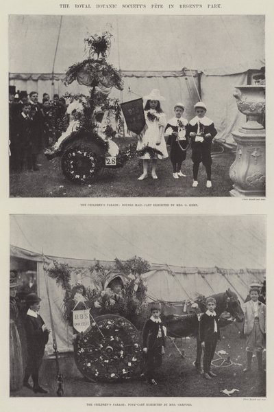 La festa della Royal Botanic Society nel Regents Park da English Photographer