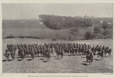 La Royal East Kent Yeomanry, il cui servizio è stato accettato per il Capo da English Photographer