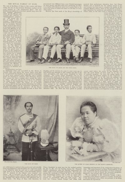 La Famiglia Reale del Siam da English Photographer