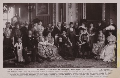 Il raduno reale a Windsor, 17 novembre 1907 da English Photographer