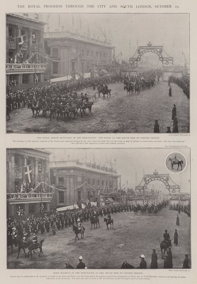 Il progresso reale attraverso la città e il sud di Londra, 25 ottobre da English Photographer