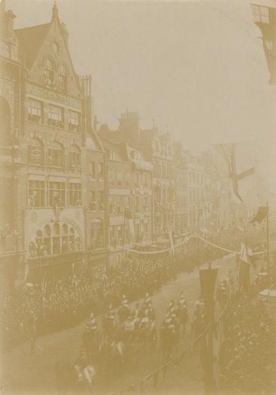 Il corteo nuziale reale del Duca di York da English Photographer