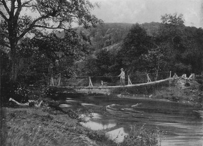 Il ponte traballante, Llandrindod Wells da English Photographer