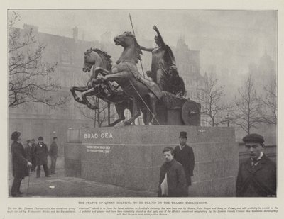 La statua della Regina Boadicea da collocare sull