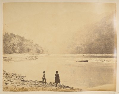 Il Teesta a Bheerkotee. Vedute di Darjeeling. Anni 1870 da English Photographer