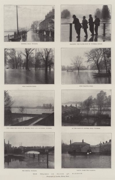 Il Tamigi in piena a Windsor da English Photographer