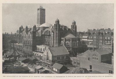 La traslazione delle spoglie di San Edmondo, la cattedrale di Westminster in cui saranno custodite le reliquie del re martire da English Photographer