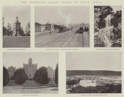 La crisi del Transvaal, scene in Sudafrica da English Photographer