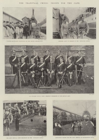 La crisi del Transvaal, truppe per il Capo da English Photographer