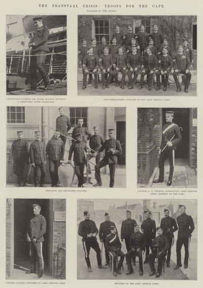 La crisi del Transvaal, truppe per il Capo da English Photographer