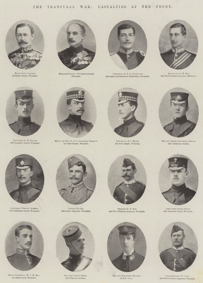 La guerra del Transvaal, vittime al fronte da English Photographer