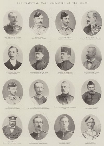 La guerra del Transvaal, vittime al fronte da English Photographer