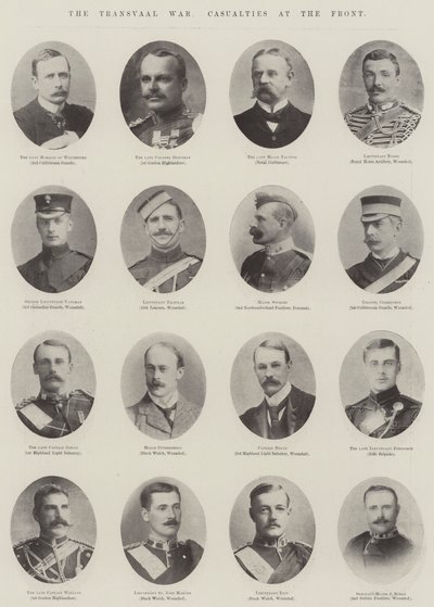 La guerra del Transvaal, vittime al fronte da English Photographer