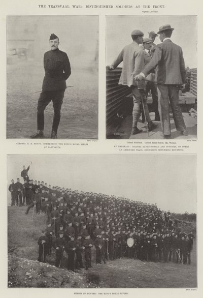 La Guerra del Transvaal, Soldati Distinti al Fronte da English Photographer