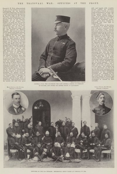 La Guerra del Transvaal, Ufficiali al Fronte da English Photographer