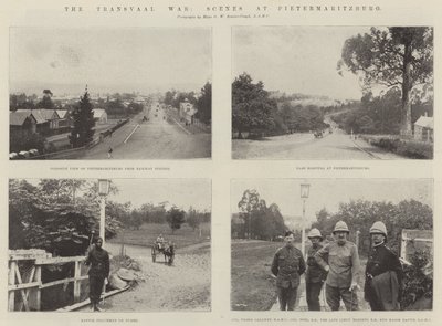 La guerra del Transvaal, scene a Pietermaritzburg da English Photographer
