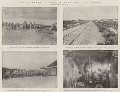 La guerra del Transvaal, scene al fronte da English Photographer