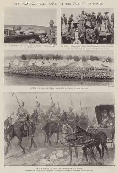 La guerra del Transvaal, scene sul campo delle operazioni da English Photographer