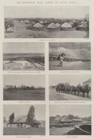 La Guerra del Transvaal, Scene in Sudafrica da English Photographer