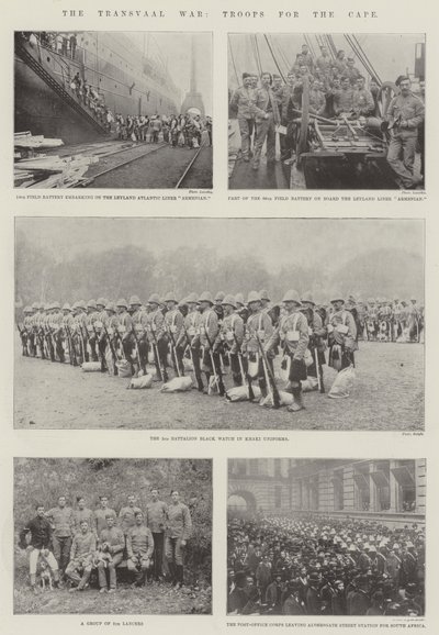La Guerra del Transvaal, Truppe per il Capo da English Photographer