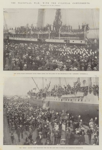 La guerra del Transvaal, con i contingenti coloniali da English Photographer