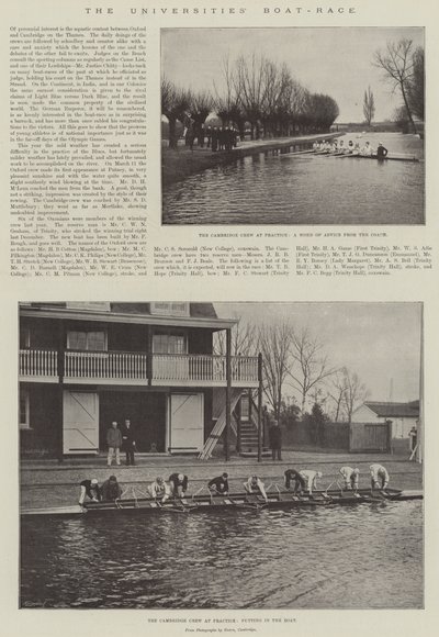 La gara di canottaggio delle università da English Photographer