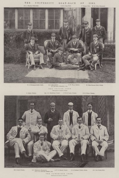 La regata universitaria del 1901 da English Photographer