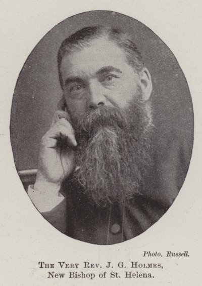 Il molto reverendo J G Holmes, nuovo vescovo di Sant