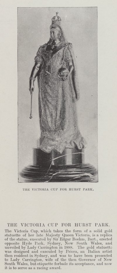 La Coppa Victoria per Hurst Park da English Photographer
