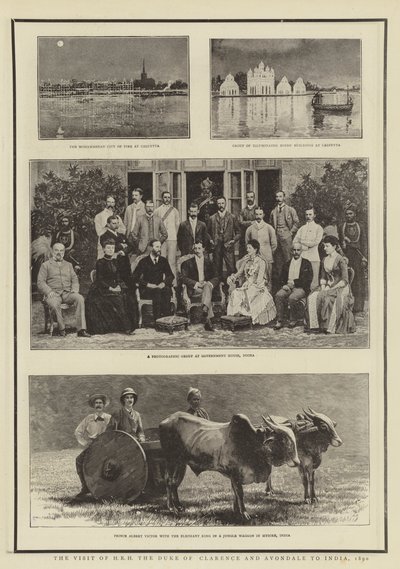 La Visita di SAR il Duca di Clarence e Avondale in India, 1890 da English Photographer