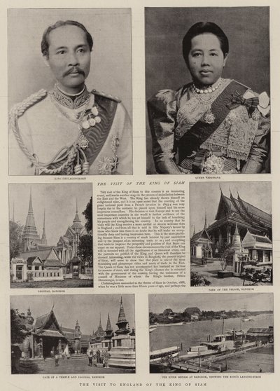 La visita in Inghilterra del Re del Siam da English Photographer