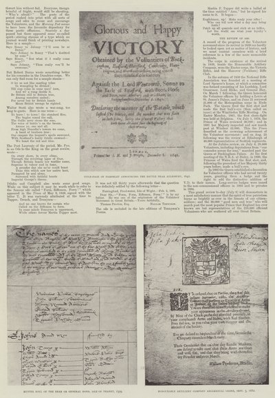 Il centenario dei volontari, 1799-1899 da English Photographer